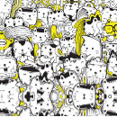 Search for cat doodle aprons Kids
