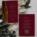 Search for burgundy and orange wedding invitations Trendy