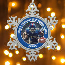 Search for high school sports christmas tree decorations Blue