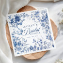 Search for blue toile napkins Chinoiserie
