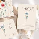 Search for blue butterfly wedding invitations Wildflower