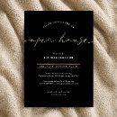 Search for black gold housewarming invitations Modern