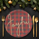 Search for buffalo plaid plates Christmas party