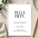Search for for him birthday invitations Fifty