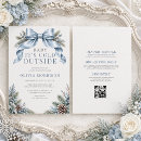 Search for holiday baby boy shower invitations Baby its cold outside