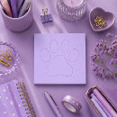 Search for paw print post it notes Purple