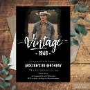 Search for vintage 80th birthday invitations Adult birthday party