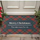 Search for red and green christmas doormats Rustic