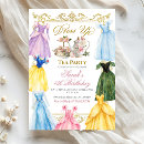 Search for dress up birthday invitations Girl