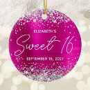 Search for 16th birthday christmas tree decorations Sweet 16