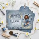 Search for denim baby shower invitations Daisy