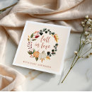 Search for fall in love napkins Greenery