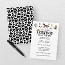 Search for rodeo baby shower invitations Rustic