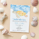 Search for sea turtle baby shower invitations A little hatchling