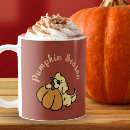 Search for autumn pumpkin coffee mugs Puppy