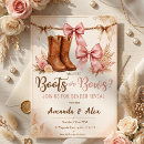 Search for boots or bows invitations Retro rodeo