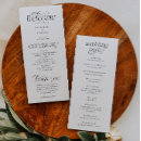 Search for modern wedding programs Stylish