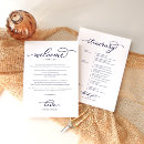 Search for fancy wedding programs Calligraphy
