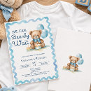 Search for pastel baby boy shower invitations Brown