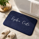 Search for blue bath mats Script