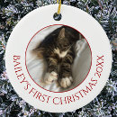 Search for kitten christmas tree decorations Cute