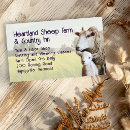 Search for sheep farm business cards Rustic