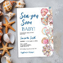 Search for starfish baby shower invitations Sea you soon