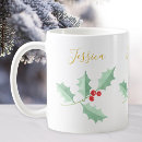 Search for red holly berries mugs Simple
