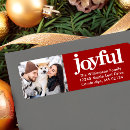 Search for be joyful return address labels Red