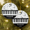 Search for keyboard christmas tree decorations Black and white