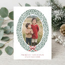 Search for oval christmas cards Wreath