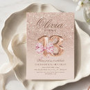 Search for rose gold 13th birthday invitations Trendy