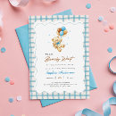 Search for preppy baby shower invitations Preppy equestrian gingham pattern