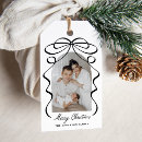 Search for ribbon gift tags Handwritten script