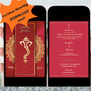 Search for indian wedding invitations Ganesha