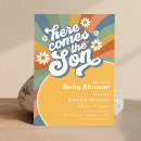 Search for retro baby shower invitations Little ray of sunshine