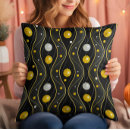Search for gold silver cushions Black
