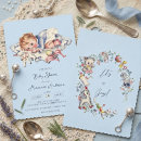 Search for light blue baby shower invitations Retro