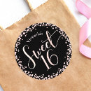 Search for glitter dots stickers Sweet 16