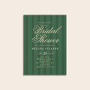 Search for stripe bridal shower invitations Vintage