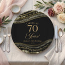 Search for 70th birthday plates Cheers to 70 years