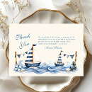 Search for sailboat thank you cards Ahoy it's a boy