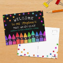 Search for teacher welcome postcards Kindergarten