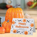 Search for happy halloween cards Black orange