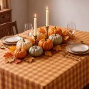 Search for orange plaid tablecloths Cottagecore