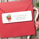 Search for candy canes return address labels Vintage