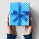 Search for polka dot wrapping paper Blue