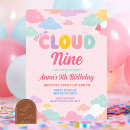Search for cloud 9 birthday invitations For kids