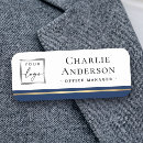 Search for dark blue name tags Magnetic manager
