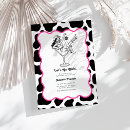 Search for cow hens party invitations Disco cowgirl
